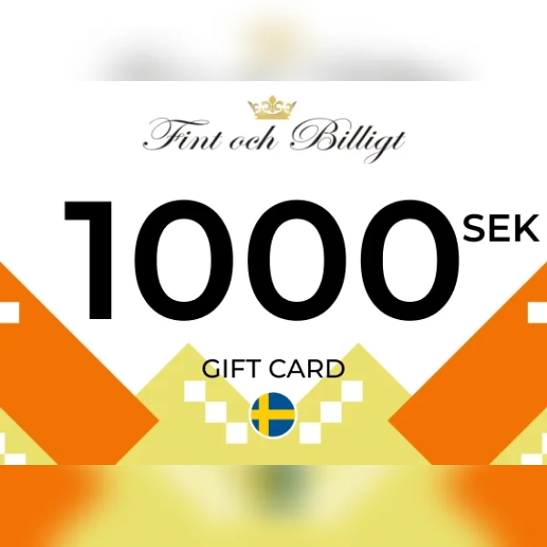 Fint och Billigt Gift Card 1000 SEK Key - SWEDEN
