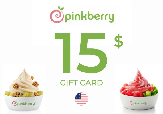 Pinkberry Gift Card 15 USD