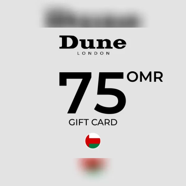 Dune London Gift Card 75 OMR Key - OMAN