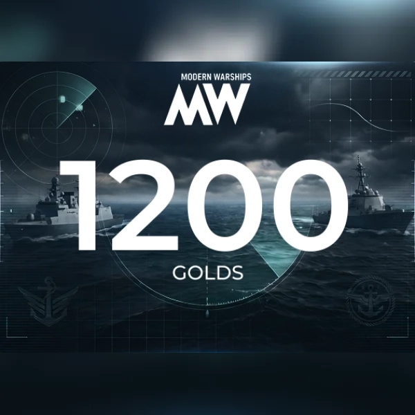 Modern Warships - 1200 Gold Direct Top-Up - GLOBAL