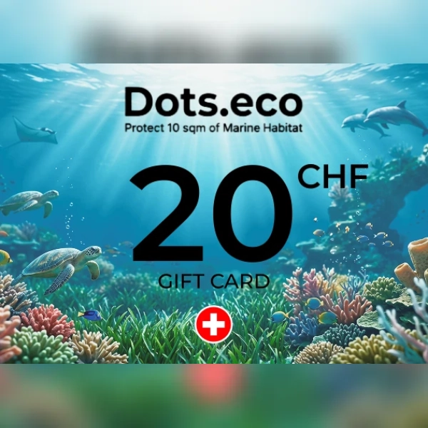 Dots.eco - Protect 10 sqm of Marine Habitat Gift Card 20 CHF Key - SWITZERLAND