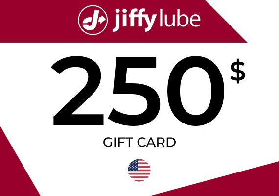 Jiffy Lube Gift Card 250 USD
