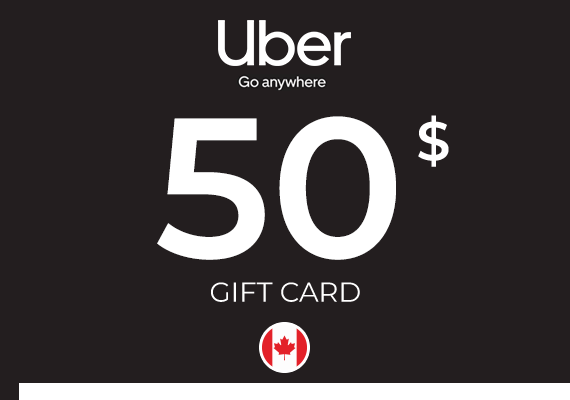 Uber Gift Card 50 CAD Uber Gift Card 50 CAD