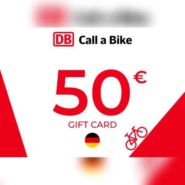 Call a Bike Gift Card 50 EUR Key - GERMANY