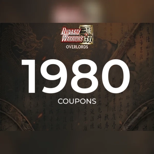Dynasty Warriors Dynasty Warriors: Overlords - 1980 Coupons Direct Top-Up - Global