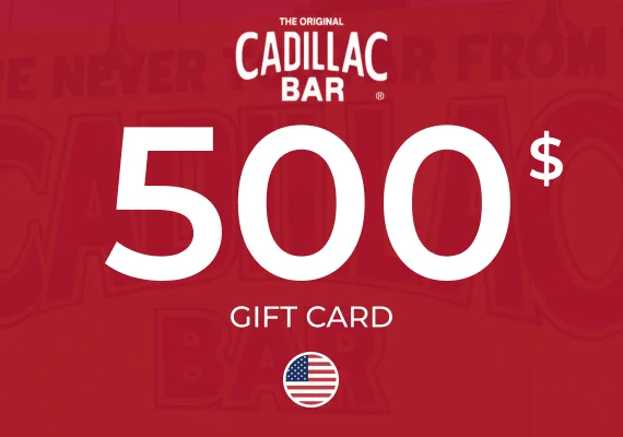 Cadillac Bar Gift Card 500 USD