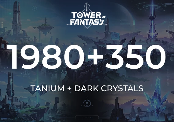 Tower of Fantasy - 1980 Tanium + 350 Dark Crystal
