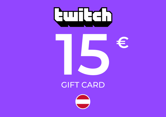 Twitch Gift Card 15 EUR Twitch Gift Card 15 EUR