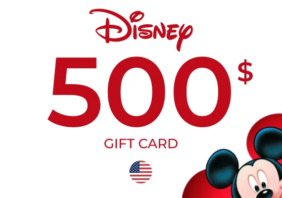 Disney Gift Card 500 USD