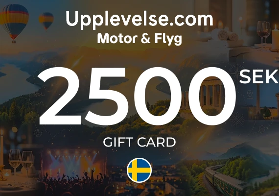 Motor & Flyg - Upplevelse.com Gift Card 2500 SEK