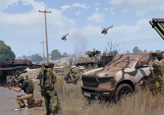 Access diverse content with over 20 vehicles, 40 weapons, and endless creative possibilities. Access diverse content with over 20 vehicles, 40 weapons, and endless creative possibilities.