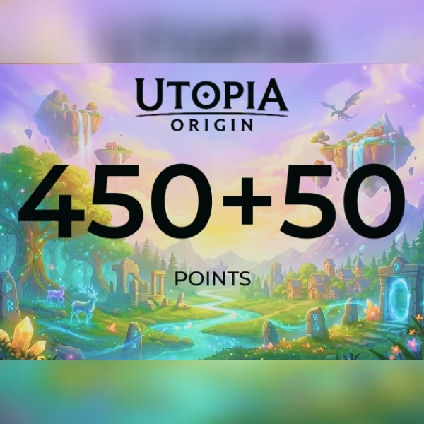 Utopia: Origin - 450 + 50 Points Direct Top-Up - GLOBAL
