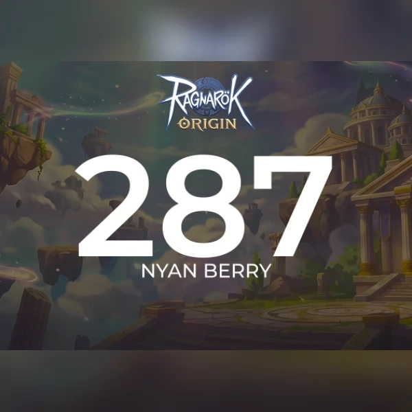 Ragnarok Origin - 287 Nyan Berry Direct Top-Up - GLOBAL