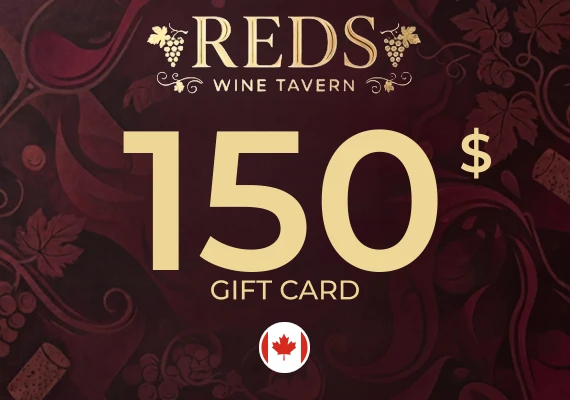 Reds Wine Tavern Gift Card 150 CAD