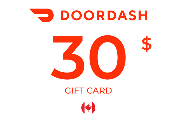 DoorDash Gift Card 30 CAD (CA) DoorDash Gift Card 30 CAD (CA)