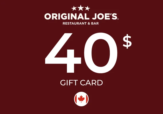 Original Joe's Gift Card 40 CAD