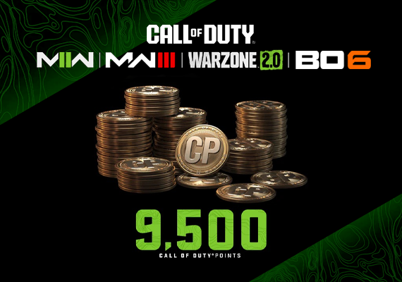 Call of Duty 9500 Points (BO6/MW3/MW2/Warzone 2.0) (Xbox One / Xbox Series X|S) Call of Duty 9500 Points (BO6/MW3/MW2/Warzone 2.0) (Xbox One / Xbox Series X|S)