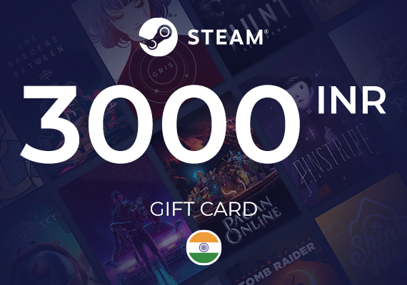 Steam Wallet Gift Card 3000 INR
