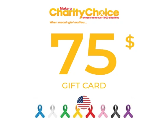 Charity Choice Gift Card 75 USD