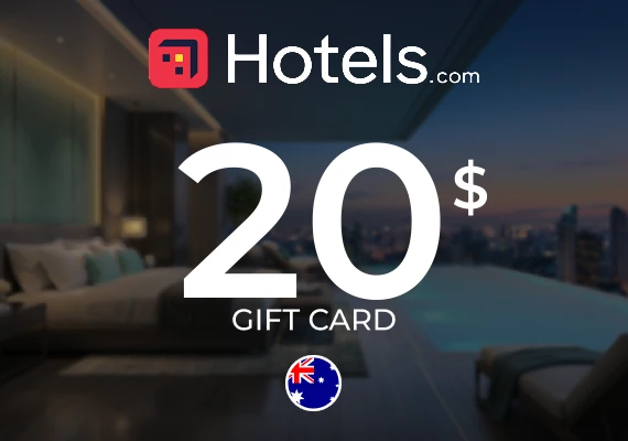 Hotels.com Gift Card 20 AUD