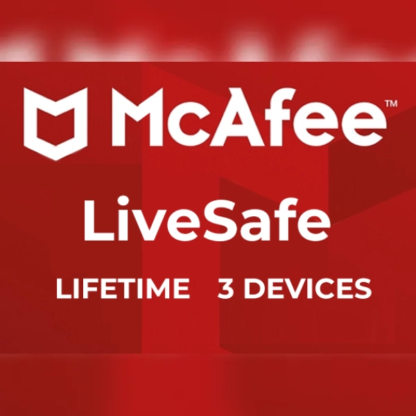 McAfee LiveSafe 3 Dev Lifetime Key - GLOBAL