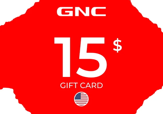 GNC Gift Card 15 USD