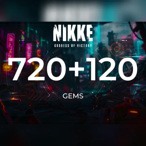 Goddess of Victory: Nikke - 720 + 120 Gems Direct Top-Up - GLOBAL