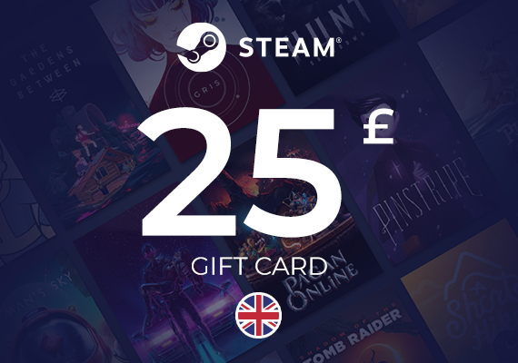 Steam Wallet Gift Card 25 GBP Steam Wallet Gift Card 25 GBP