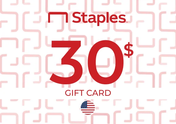 Staples Gift Card 30 USD