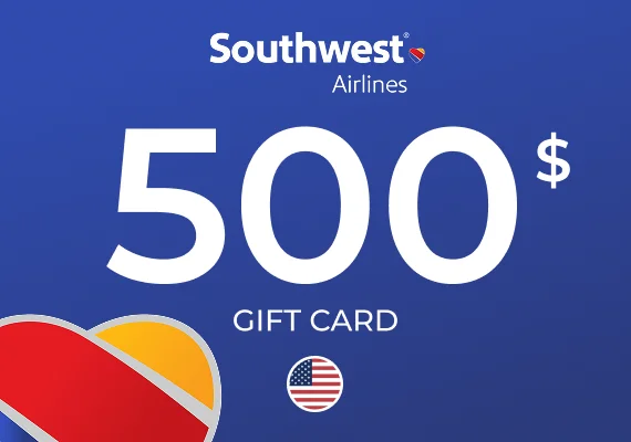 Southwest Airlines Gift Card 500 USD
