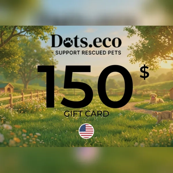 Dots.eco - Support Rescued Pets Gift Card 150 USD Key - UNITED STATES