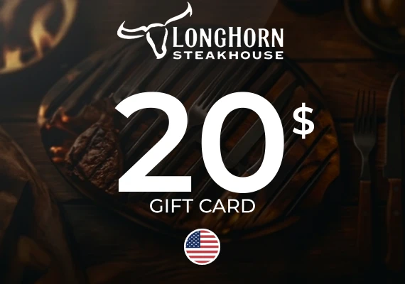 LongHorn Steakhouse Gift Card 20 USD