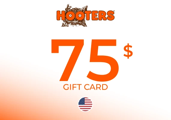 Hooters - No API Cancellation Gift Card 75 USD