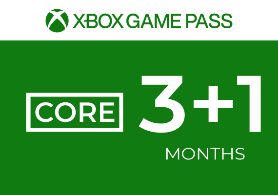 Xbox Game Pass Core 3 + 1 Month Xbox Game Pass Core 3 + 1 Month