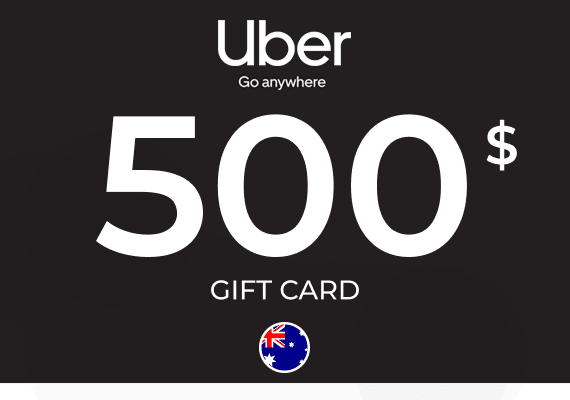Uber Rides Gift Card 500 AUD