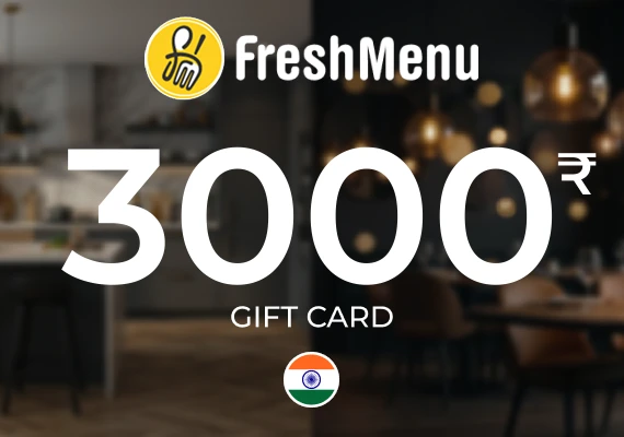 Fresh Menu Gift Card 3000 INR Key - INDIA