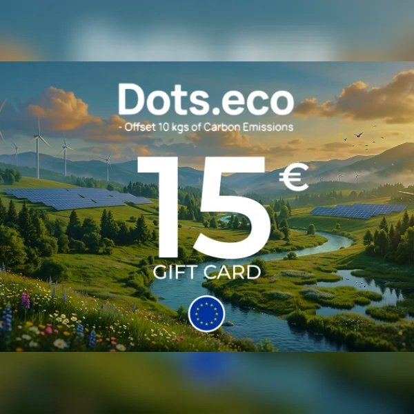 Dots.eco - Offset 10 kgs of CARBON EMISSIONS Gift Card 15 EUR Key - EU