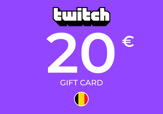 Twitch Gift Card 20 EUR Twitch Gift Card 20 EUR