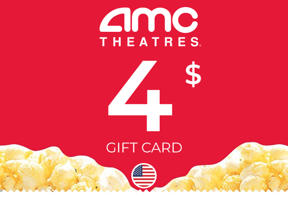 AMC Theatres Gift Card 4 USD
