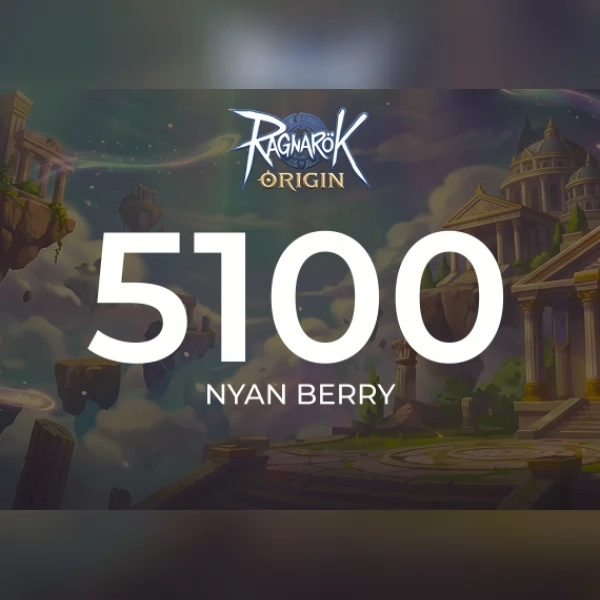 Ragnarok Origin - 5,100 Nyan Berry Direct Top-Up - GLOBAL