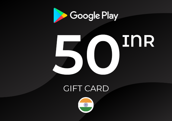 Google Play Gift Card 50 INR Google Play Gift Card 50 INR