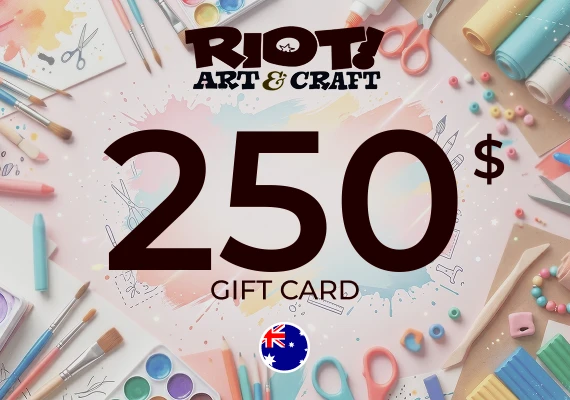 Riot Art & Craft Gift Card 250 AUD