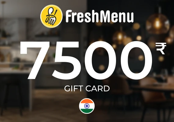 Fresh Menu Gift Card 7500 INR Key - INDIA