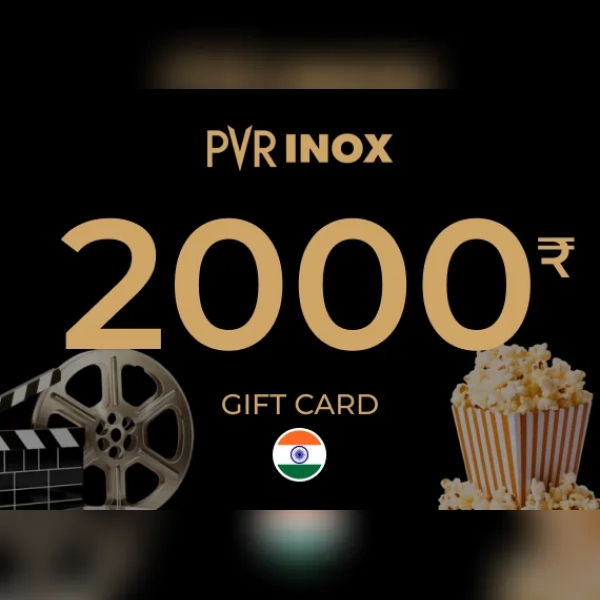 PVR Inox Cinemas Gift Card 2000 INR Key - INDIA