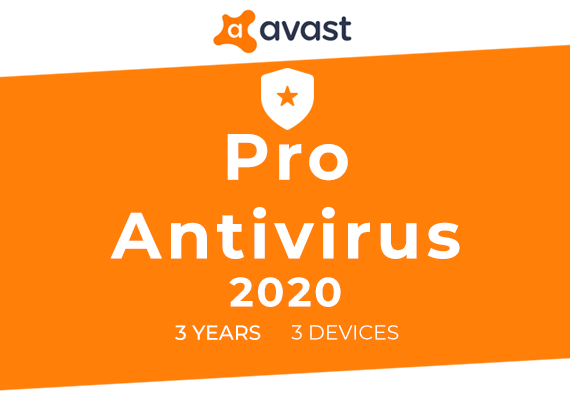 Avast Antivirus Pro 2020 3 Years 3 Devices