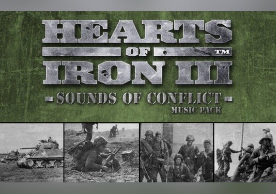 Hearts of Iron III: Sounds of Conflict (DLC) (PC) Steam Key - GLOBAL