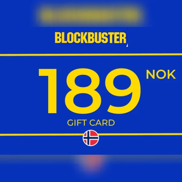 Blockbuster Gift Card 189 NOK Key - NORWAY