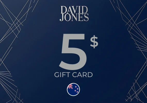 David Jones Gift Card 5 NZD