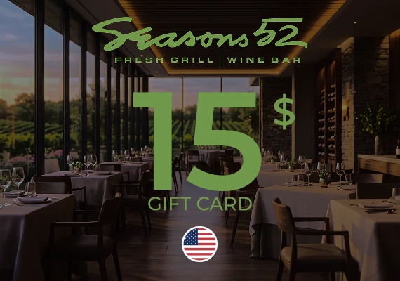 Seasons 52 Gift Card 15 USD