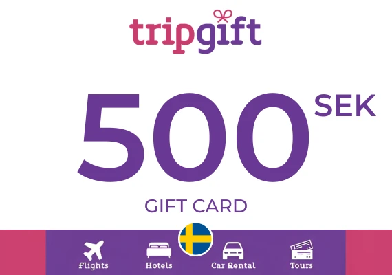 TripGift Gift Card 500 SEK